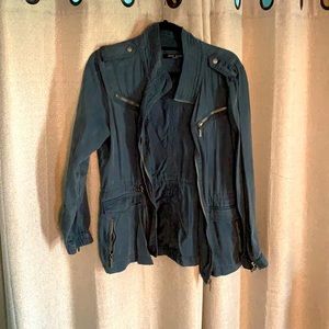 Max Jeans Blue Grey Utility Jacket